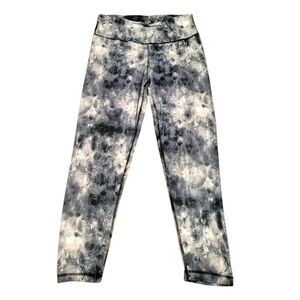 Rose Print Athletic Capris